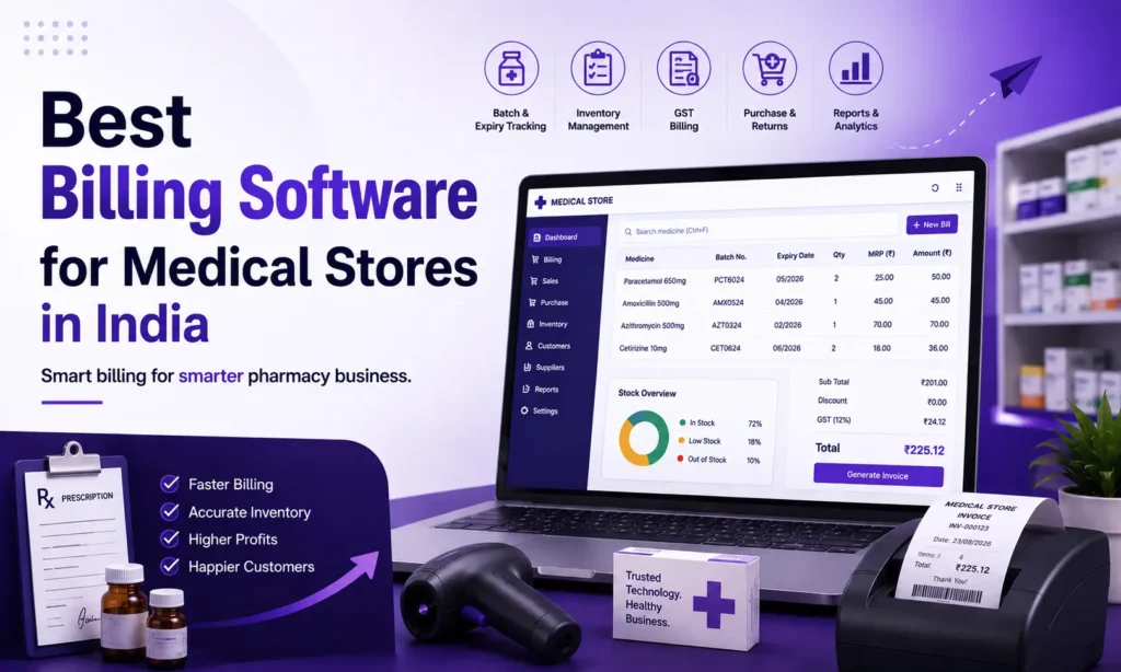 Smart Medical Store Billing Software